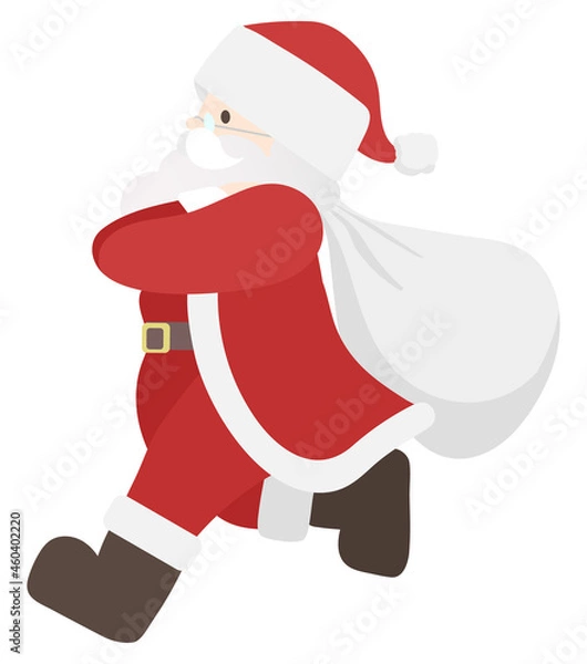 Obraz 走るサンタクロース