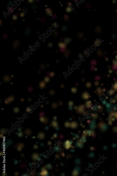 Fototapeta a colorful bokeh photo overlay