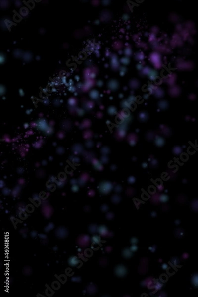 Fototapeta a colorful bokeh photo overlay