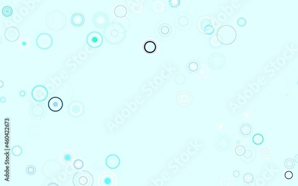 Fototapeta Light Green vector layout with circle shapes.