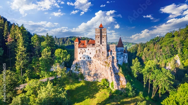 Obraz Bran Castle, Transylvania - najsłynniejszy cel Rumunii.