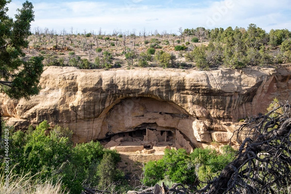 Fototapeta ruins of an ancient house