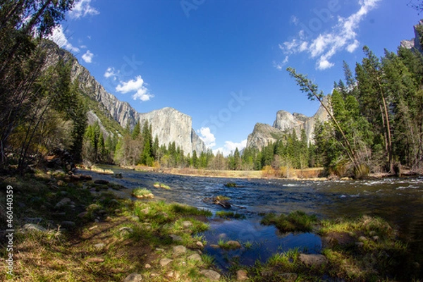Fototapeta lake and mountains
