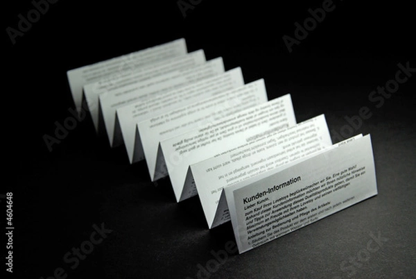 Obraz Customer information