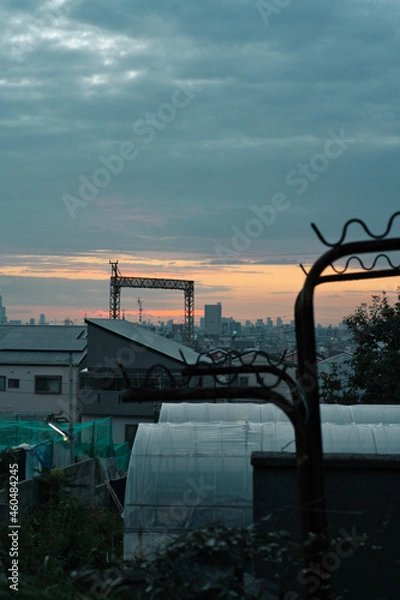 Obraz 生活と夕焼け