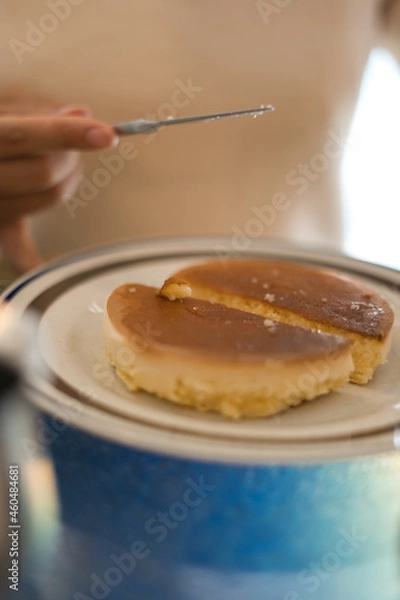 Obraz パンケーキと手