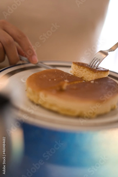 Obraz パンケーキと手