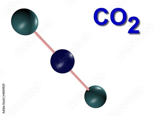 Obraz Mol CO2
