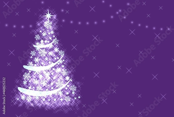 Obraz abstract christmas tree