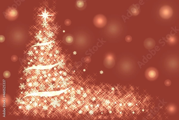 Obraz abstract christmas tree