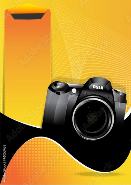 Fototapeta Abstract vector background for brochure or poster