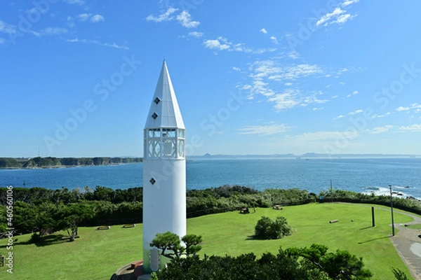 Obraz 城ヶ島の安房埼灯台