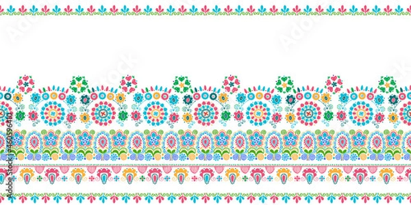 Obraz Hungarian border pattern 9