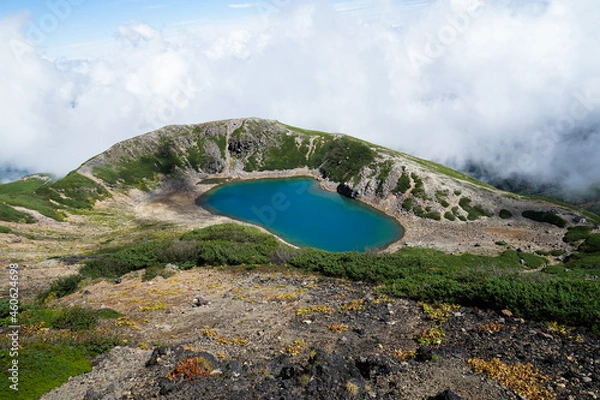 Obraz lake and mountains