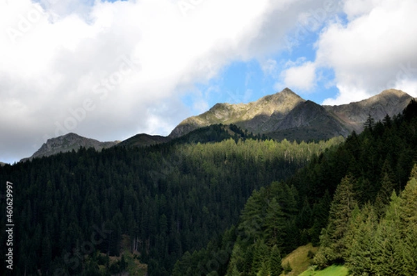 Obraz Riepenspitze, mountain on the border
