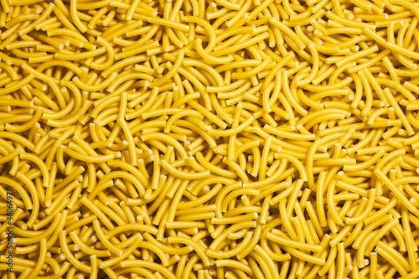 Obraz extra class yellow pasta noodles close-up background