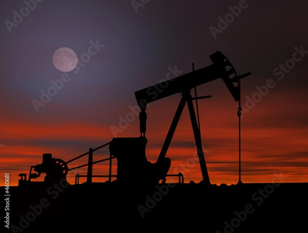 Fototapeta Pompa olejowa