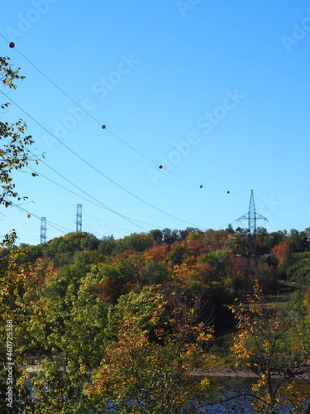 Obraz cable car on mountain