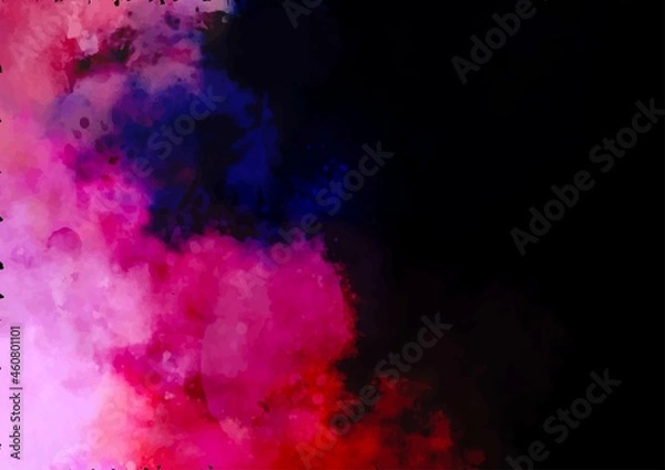 Fototapeta 幻想的なキラキラカラフルな水彩テクスチャ背景
