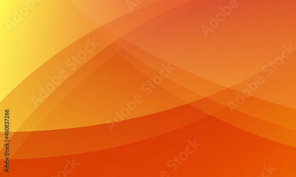 Fototapeta Abstract orange background. Fluid shapes composition. Vector illustration