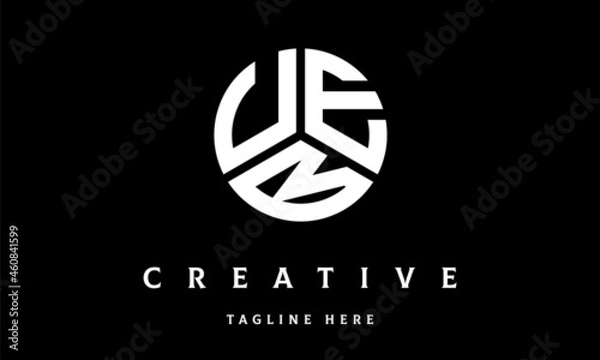 Obraz UEB circle three letter logo