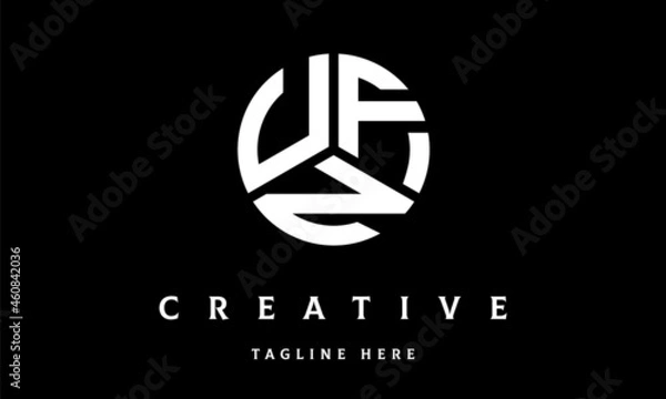 Obraz UFN circle three letter logo
