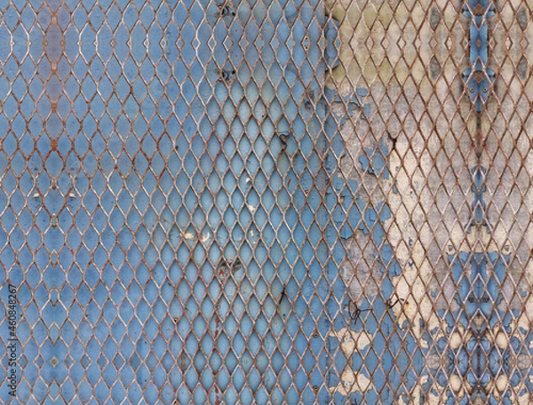 Obraz blue metal background