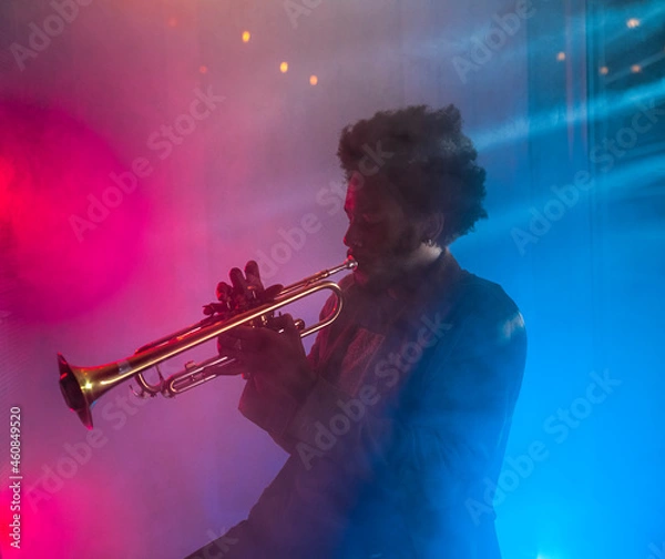 Obraz Young trumpet player