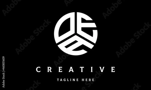 Obraz OEA circle three letter logo