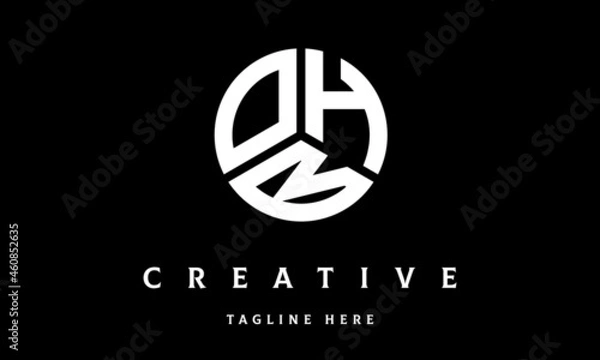 Obraz OHB circle three letter logo