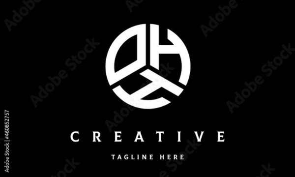 Obraz OHH circle three letter logo