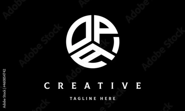 Obraz OPA circle three letter logo