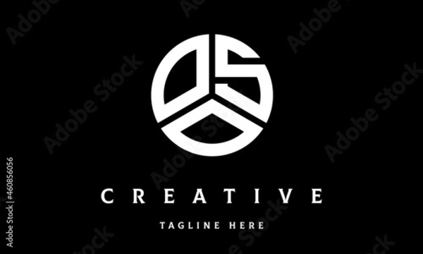 Obraz OSO circle three letter logo	