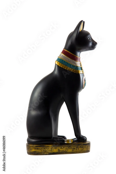 Obraz Egyptian cat statuette