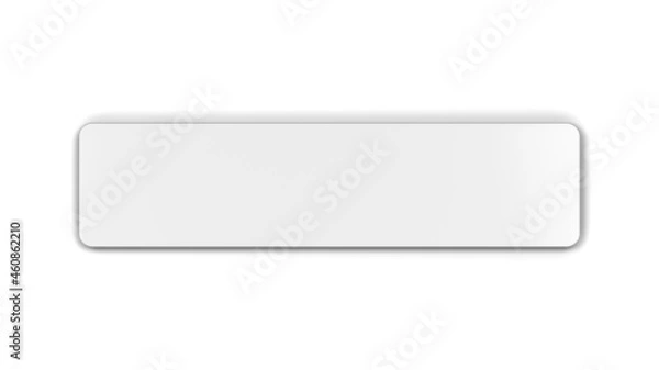 Obraz Blank metal name tag