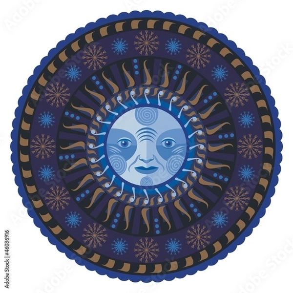 Obraz Decorative Winter Mandala