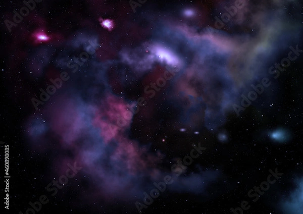 Obraz Small part of an infinite star field