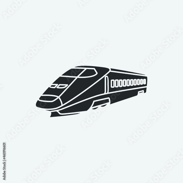 Obraz Train vector ion illustration sign