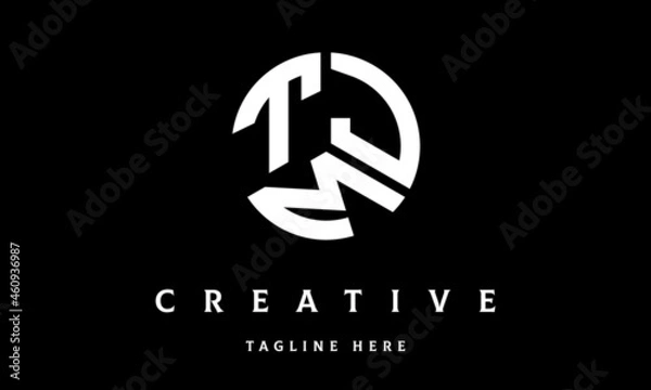 Obraz TJM circle three letter logo