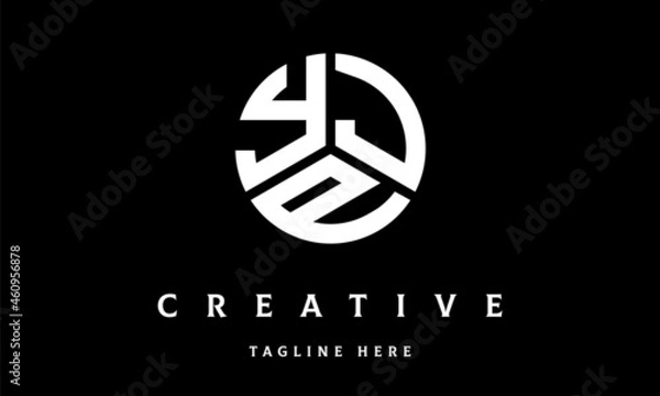 Obraz YJP circle three letter logo