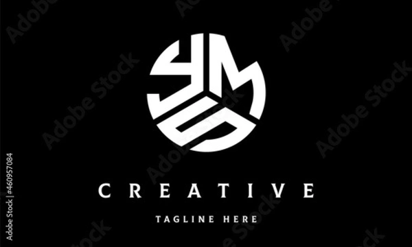 Obraz YMS circle three letter logo