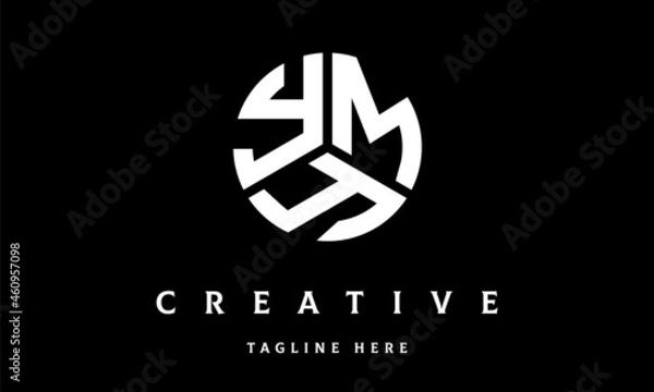 Obraz YMY circle three letter logo