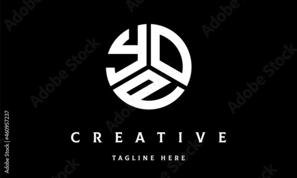 Obraz YOP circle three letter logo