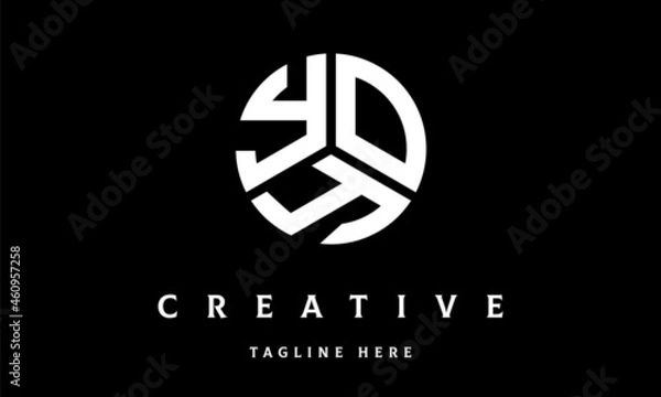 Obraz YOY circle three letter logo