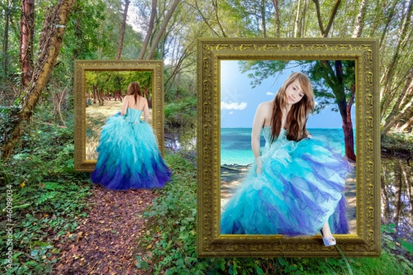 Obraz Between worlds - fantasy tale