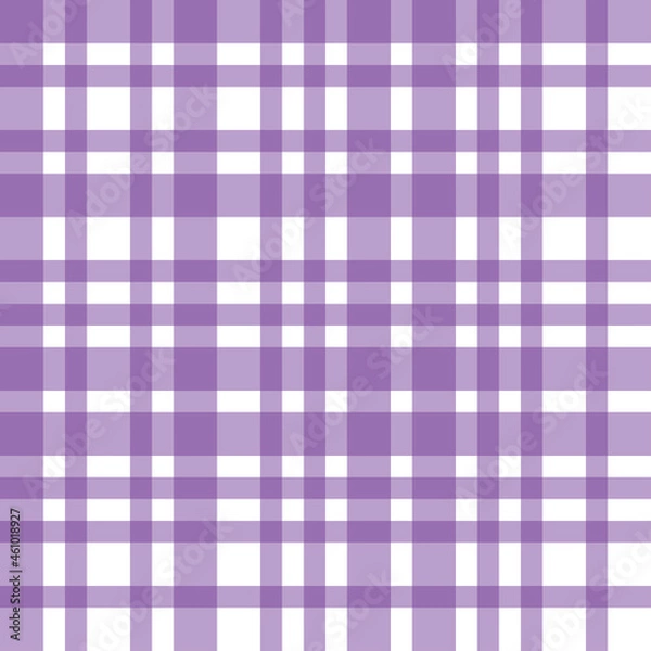 Fototapeta Plaid repeat pattern - lilac