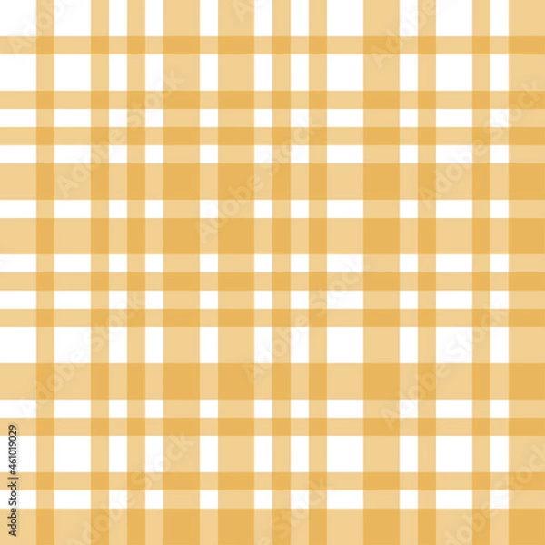 Fototapeta Plaid repeat pattern - gold