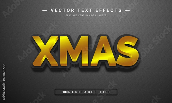 Obraz Xmas Sale editable  text effect
