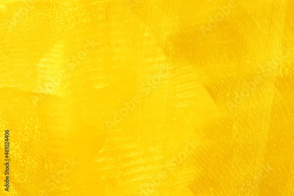 Fototapeta Abstract yellow texture of brushed steel background
