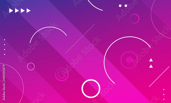 Fototapeta Minimal geometric background. Dynamic shapes composition. Eps10 vector